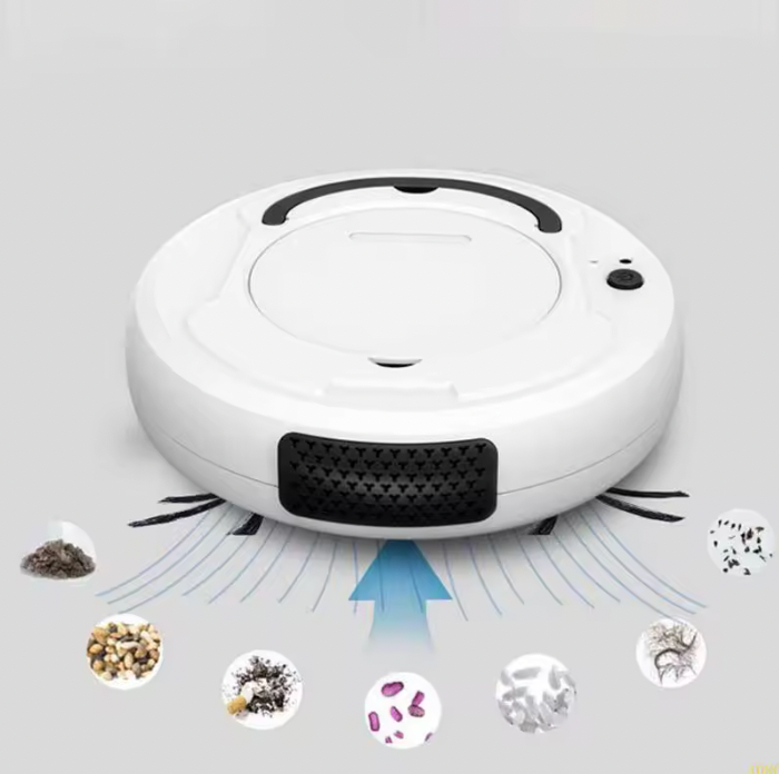 3-In-1 Robo Aspirador Lazy Robot