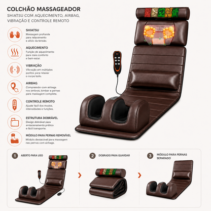 ESTEIRA MASSAGEADORA FULL BODY