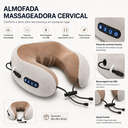 MASSAGEADOR CERVICAL MEMORY FOAM