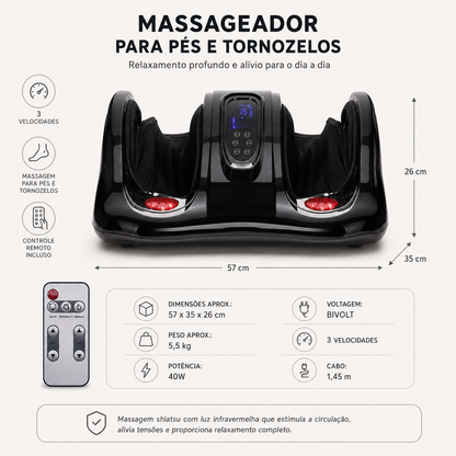 MASSAGEADOR DE PÉS SHIATSU
