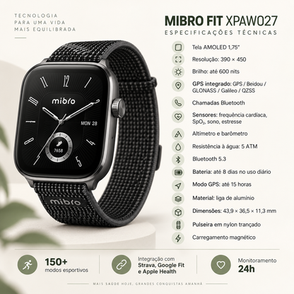 SMARTWATCH FIT GPS PREMIUM