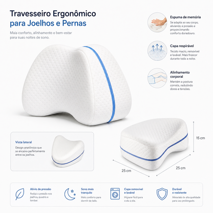 TRAVESSEIRO ANATÔMICO PARA PERNAS