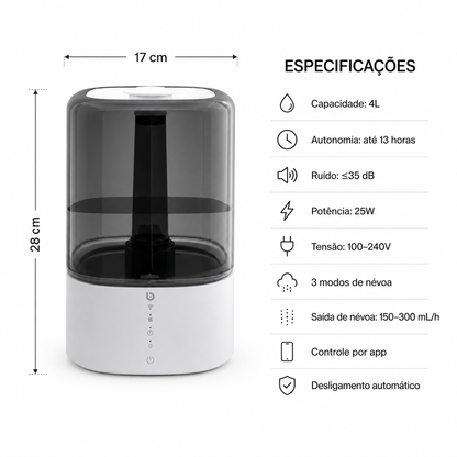 UMIDIFICADOR SERENO 4L