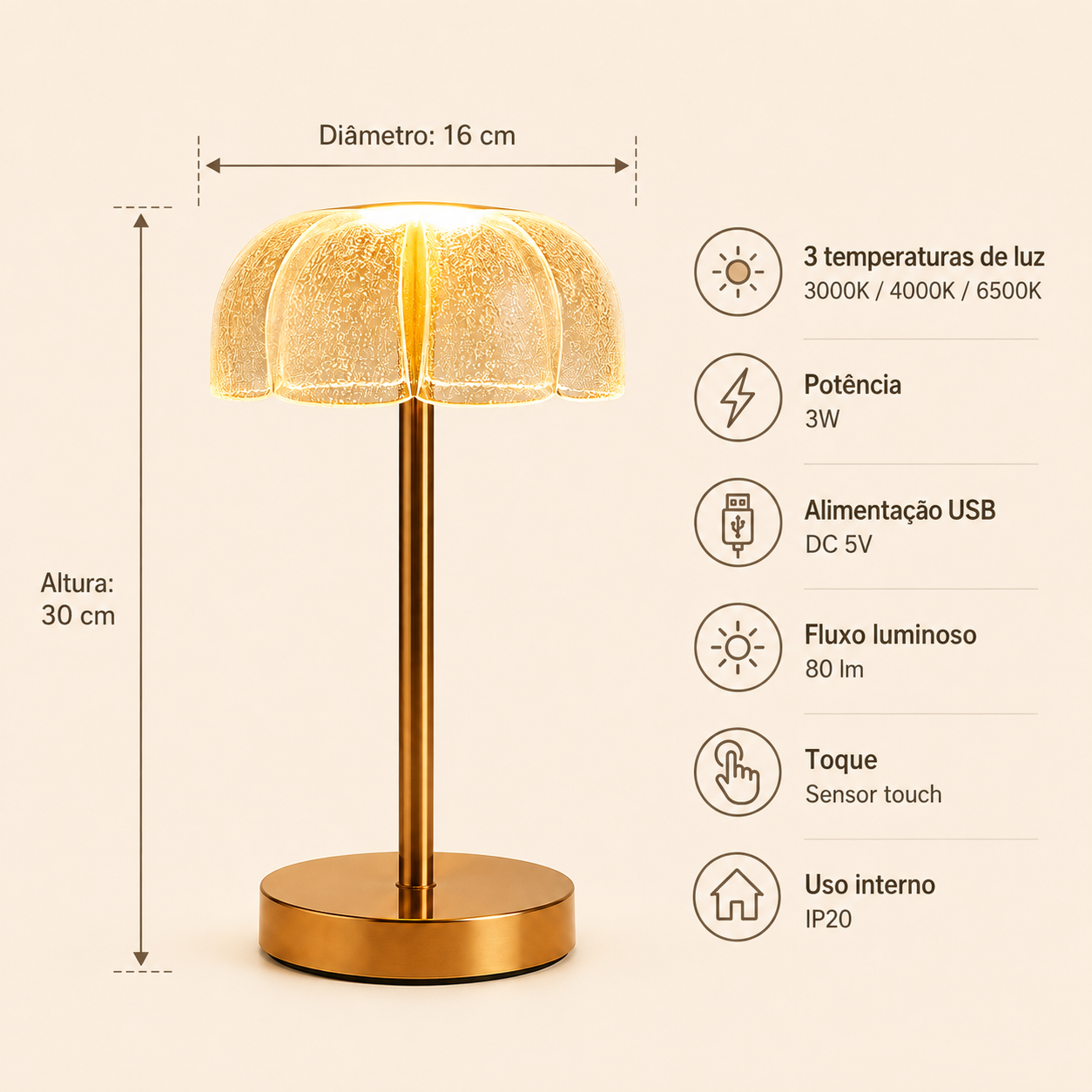 LUMINÁRIA AURA