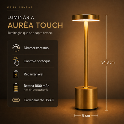LUMINÁRIA AURÉA TOUCH