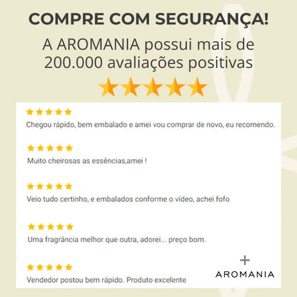 Kit com 5 Essências Concentradas Hidrossolúveis – 15ml Cada