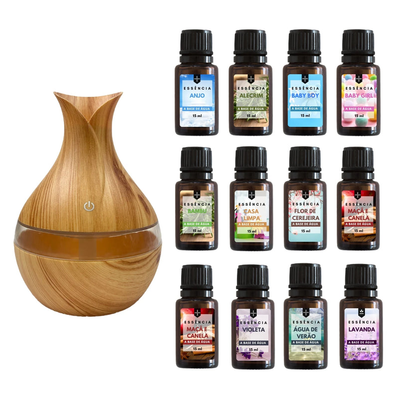Kit com 5 Essências Concentradas Hidrossolúveis – 15ml Cada