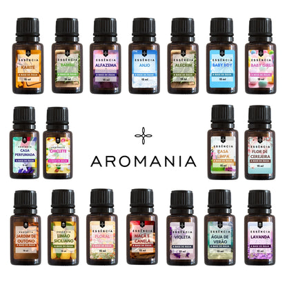 Kit com 5 Essências Concentradas Hidrossolúveis – 15ml Cada