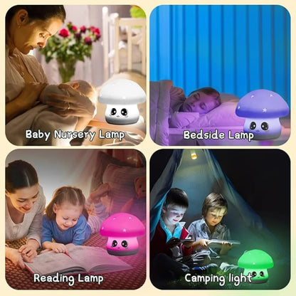 Mini Luminária Cogumelo Fofo 🍄✨