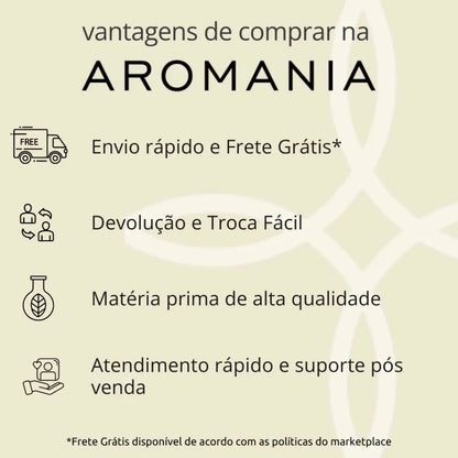 Kit com 5 Essências Concentradas Hidrossolúveis – 15ml Cada