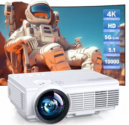Mini Projetor 4K Smart Wi-Fi – Cinema Portátil Full HD