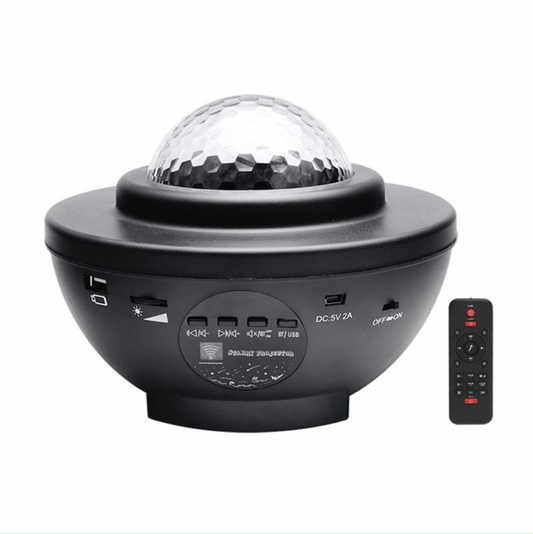 PROJETOR ESTELAR GALAXY LED com Bluetooth – Luz Noturna Mágica para Quartos