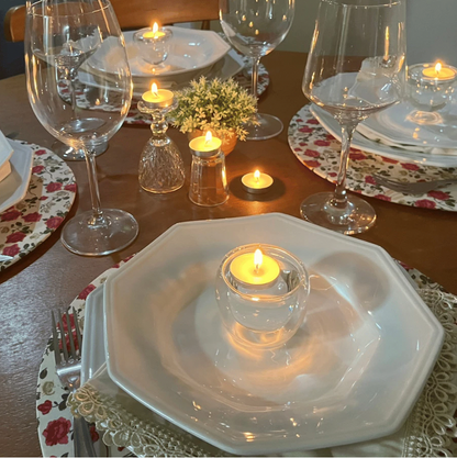 Mini Velas Rechaud Brancas – Kit com 20 Unidades