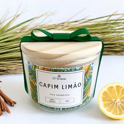 Vela Aromática Perfumada Artesanal PREMIUM – 110g | 6 Fragrâncias Exclusivas
