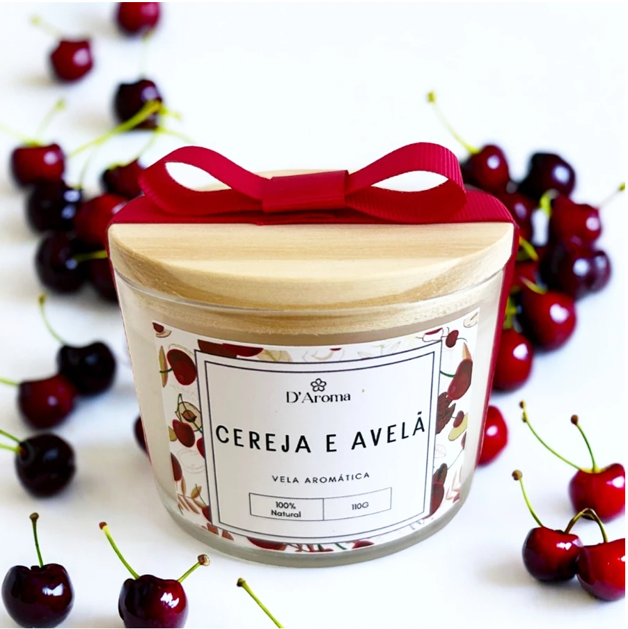 Vela Aromática Perfumada Artesanal PREMIUM – 110g | 6 Fragrâncias Exclusivas