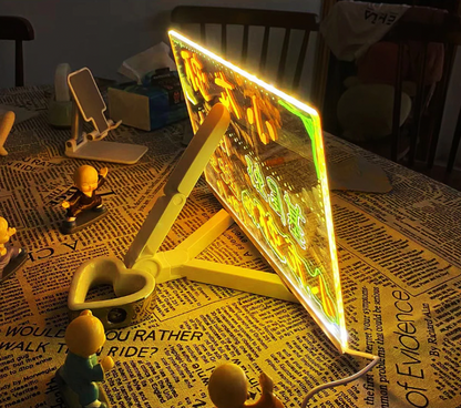 Quadro de Desenho Iluminado Infantil – 30×20 cm (USB 5V)