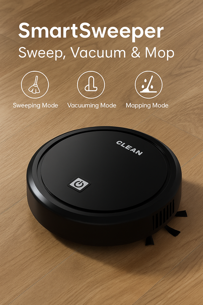 Robô Aspirador SmartSweeper Preto
