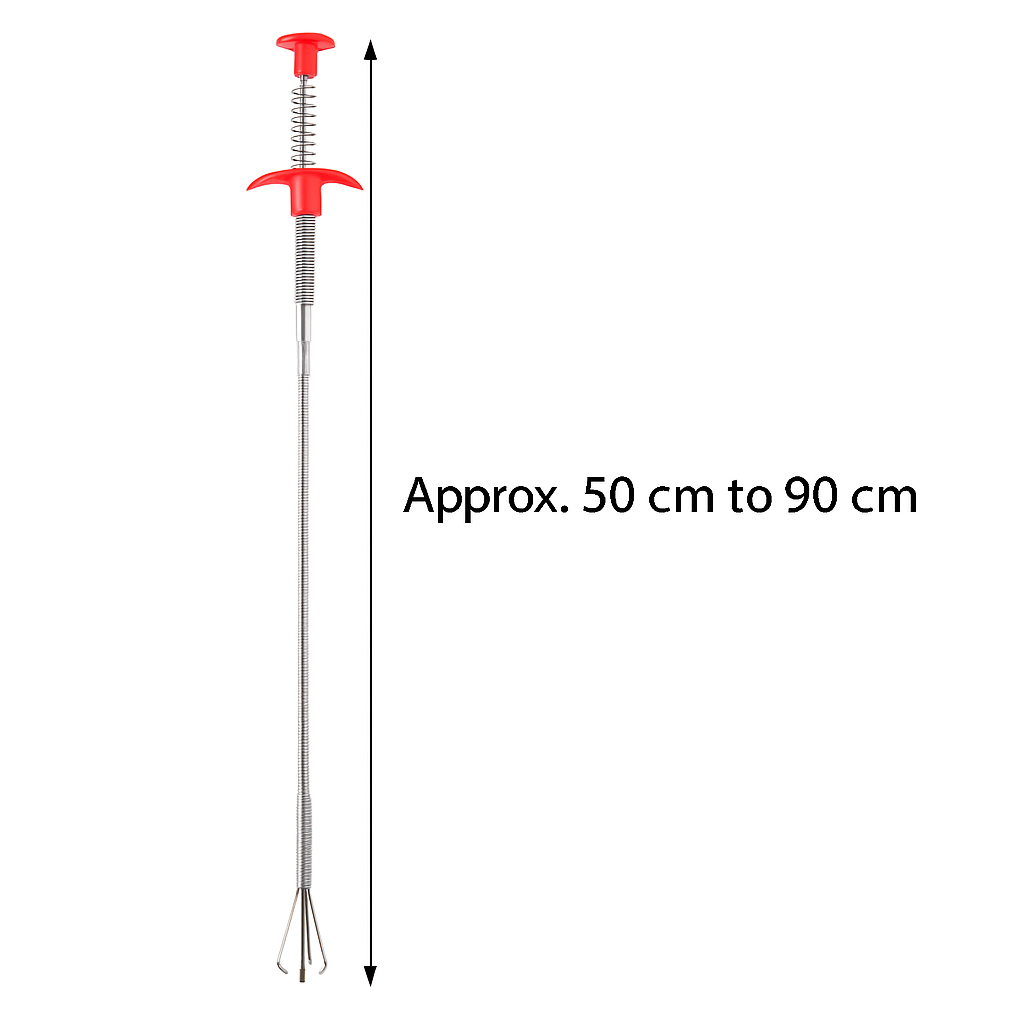Desentupidor Flexível com Garra para Ralo e Pia | Pegador de Objetos