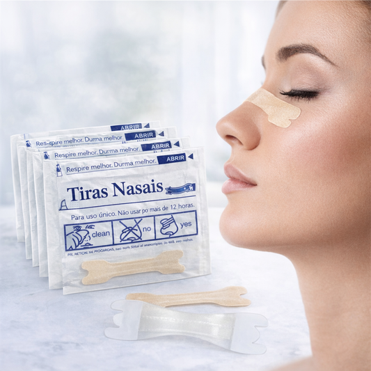 Tiras Nasais Adesivas Anti Ronco