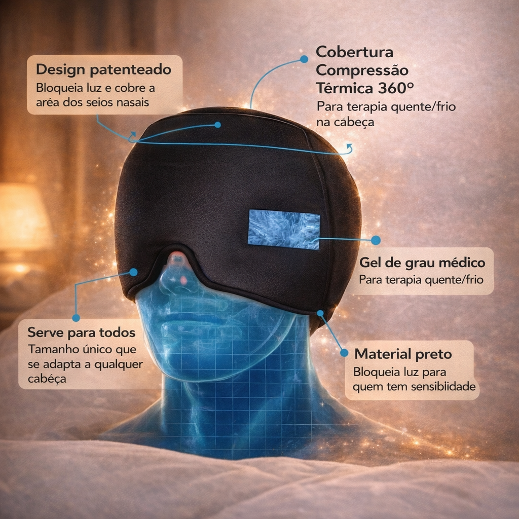 TOUCA TÉRMICA Alivio para dor de cabeça