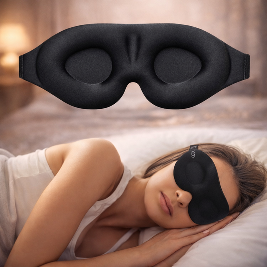 MÁSCARA PARA DORMIR ANATÔMICA – Sono Profundo e Conforto Absoluto