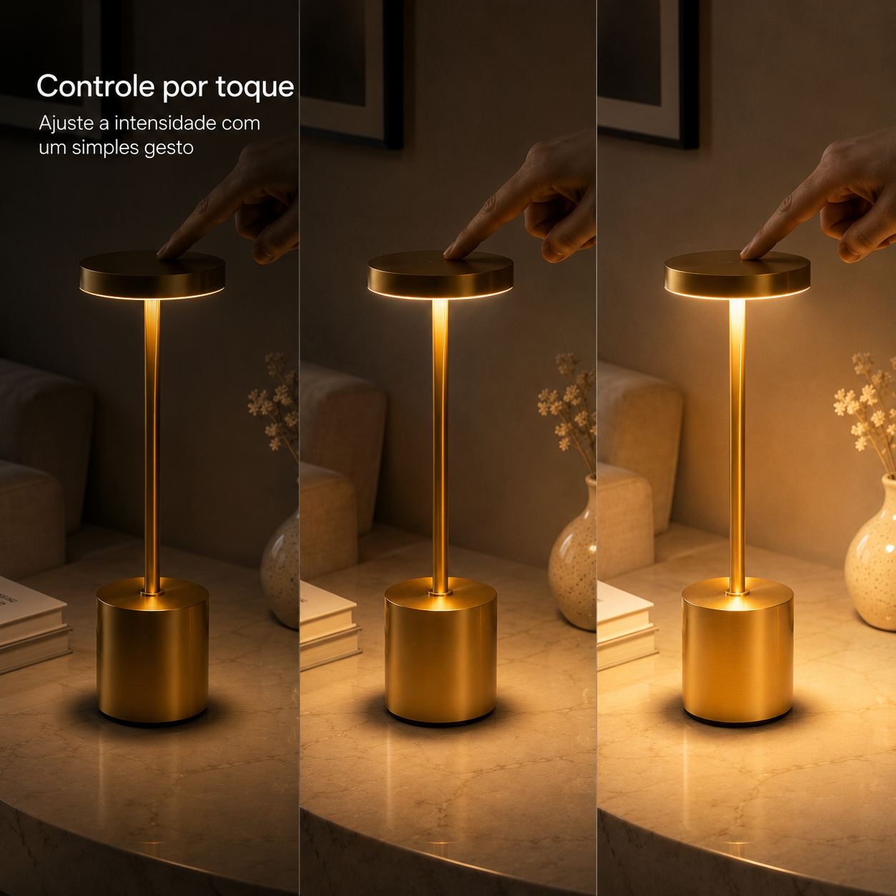 Luminária de Mesa USB Recarrregável
