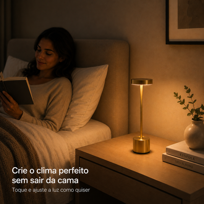 Luminária de Mesa USB Recarrregável