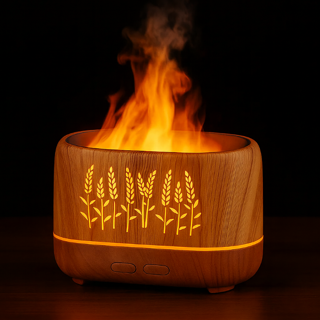 DIFUSOR DE AROMAS COM EFEITO CHAMA