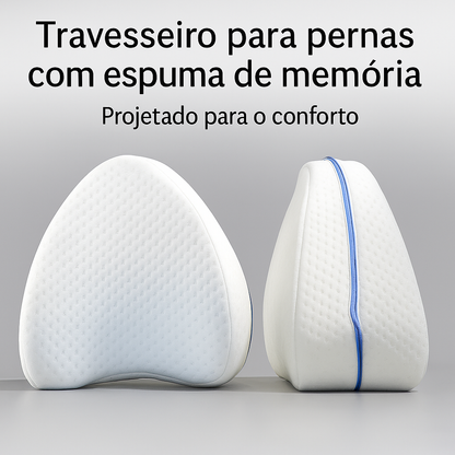 Travesseiro Anatômico para Pernas – Espuma de Memória