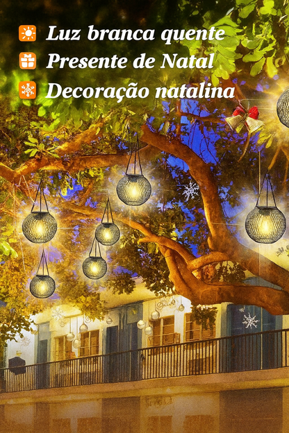 Lanterna Solar Decorativa à Prova d’Água