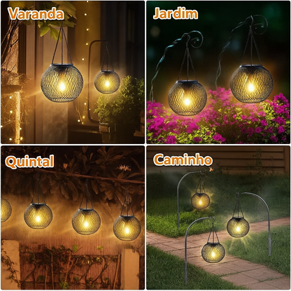 Lanterna Solar Decorativa à Prova d’Água