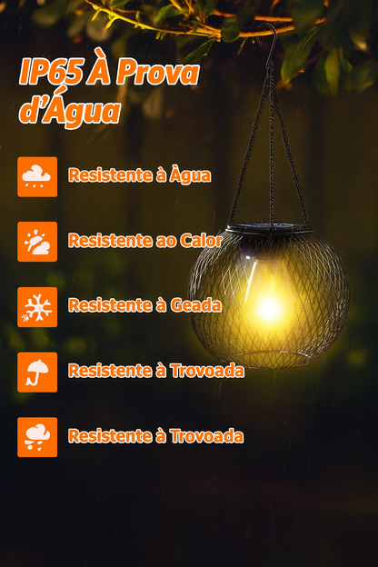 Lanterna Solar Decorativa à Prova d’Água