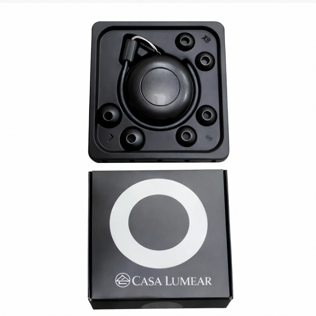 TAMPÃO DE OUVIDO 35dB para Dormir – Menos ronco e anti-ruído