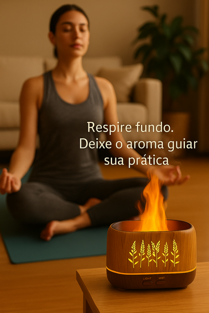 DIFUSOR DE AROMAS COM EFEITO CHAMA