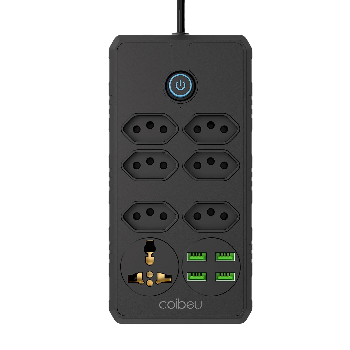 Extensão Elétrica com USB – 6 Tomadas + 4 USB