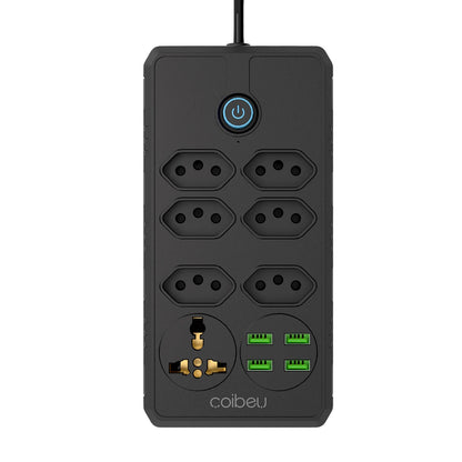 Extensão Elétrica com USB – 6 Tomadas + 4 USB