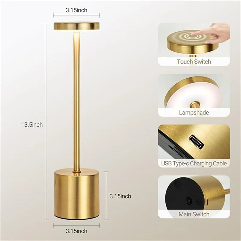 Luminária de Mesa USB Recarrregável