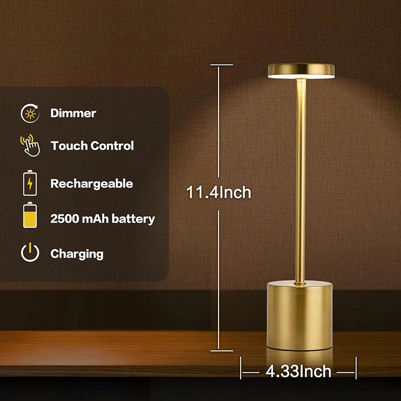 Luminária de Mesa USB Recarrregável