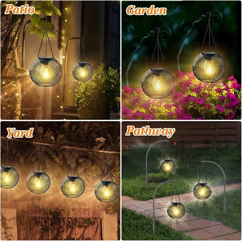Lanterna Solar Decorativa à Prova d’Água