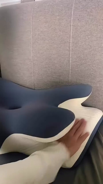 TRAVESSEIRO ORTOPÉDICO PREMIUM – Alívio para Pescoço e Coluna