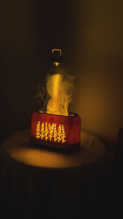 DIFUSOR DE AROMAS COM EFEITO CHAMA