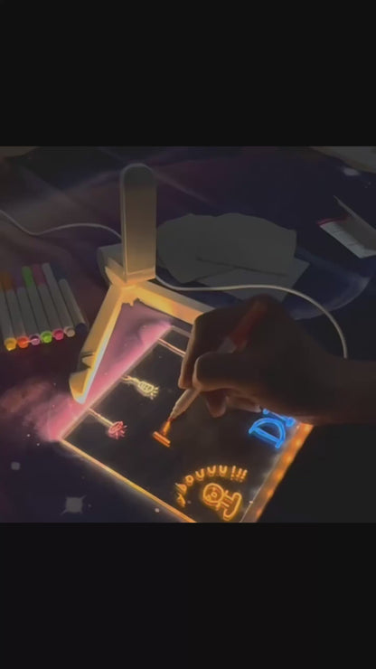 Quadro de Desenho Iluminado Infantil – 30×20 cm (USB 5V)